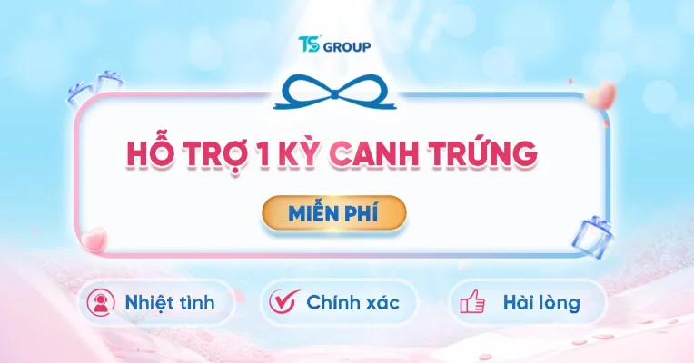 Gói Đồng Hành – Hỗ trợ canh trứng miễn phí 1 kỳ cùng TS Group