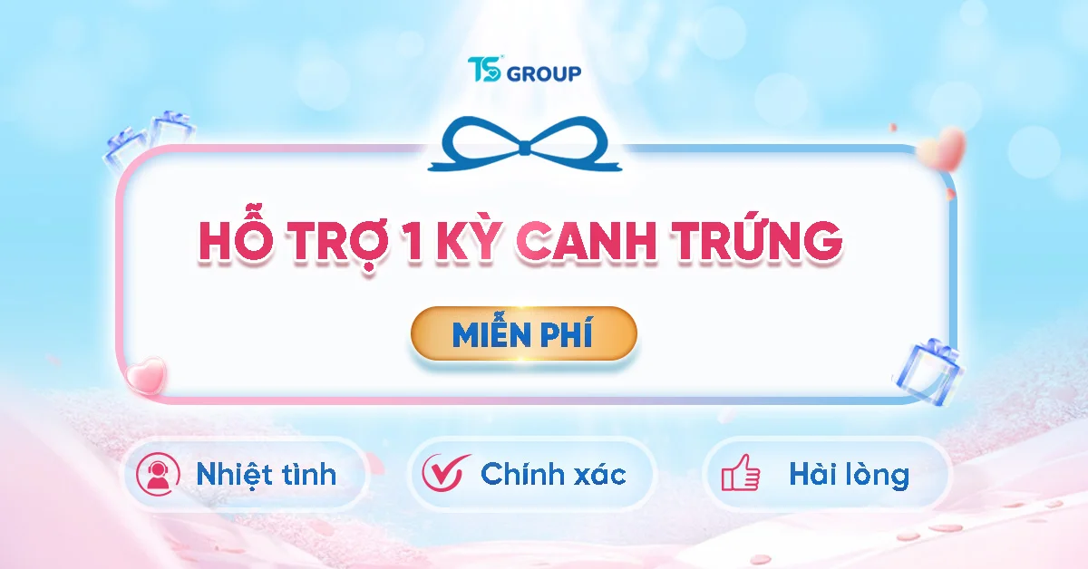 Gói Đồng Hành – Hỗ trợ canh trứng miễn phí 1 kỳ cùng TS Group